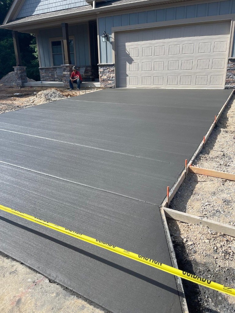 Concrete work background